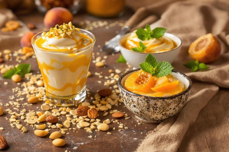 Crème nougat et abricots : délice artisanal fusion.jpg