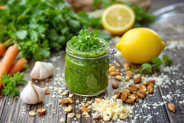 Pesto de fanes de carottes : une recette zéro déchet savoureuse.jpg